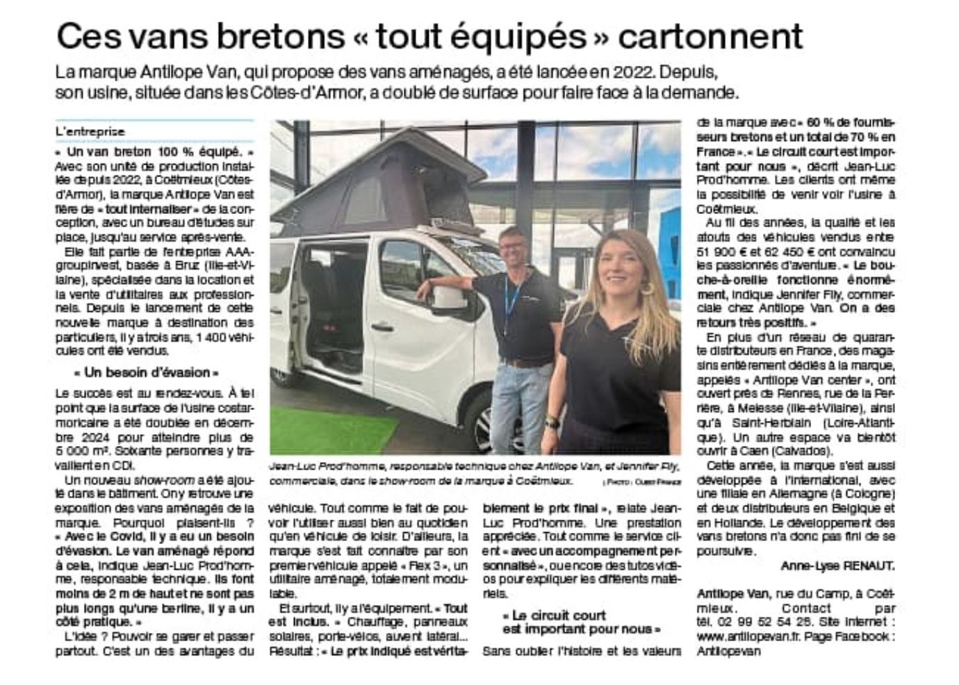 OUEST-FRANCE Usine Coetmieux