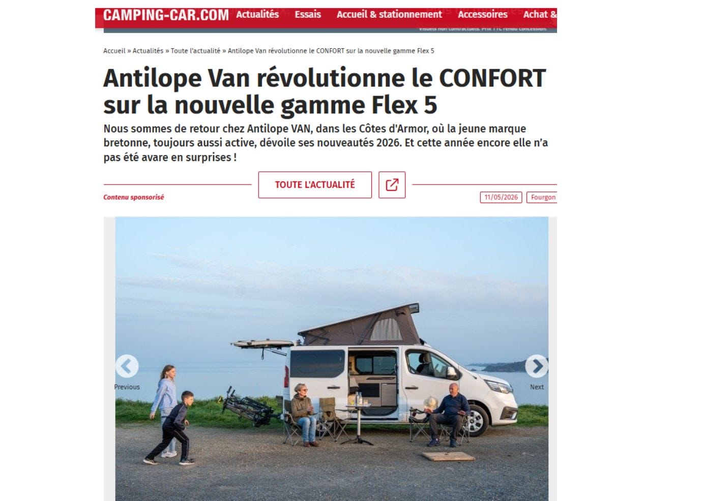 CAMPING-CAR mai Flex 5 Confort
