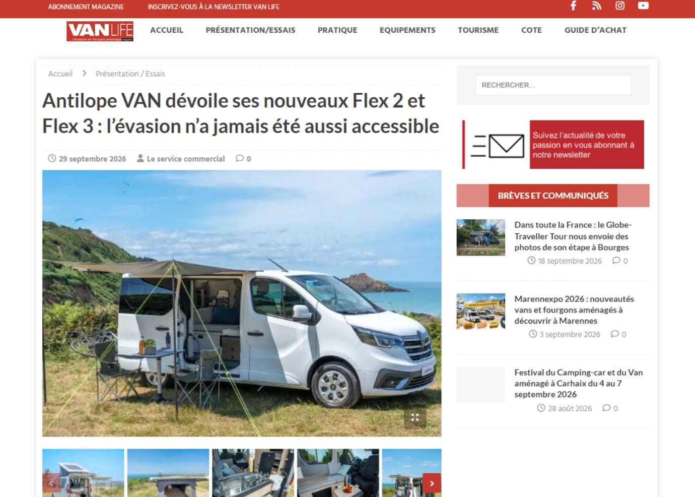 Antilope VAN dévoile ses nouveaux Flex 2 et Flex 3 : l’évasion n’a jamais été aussi accessible