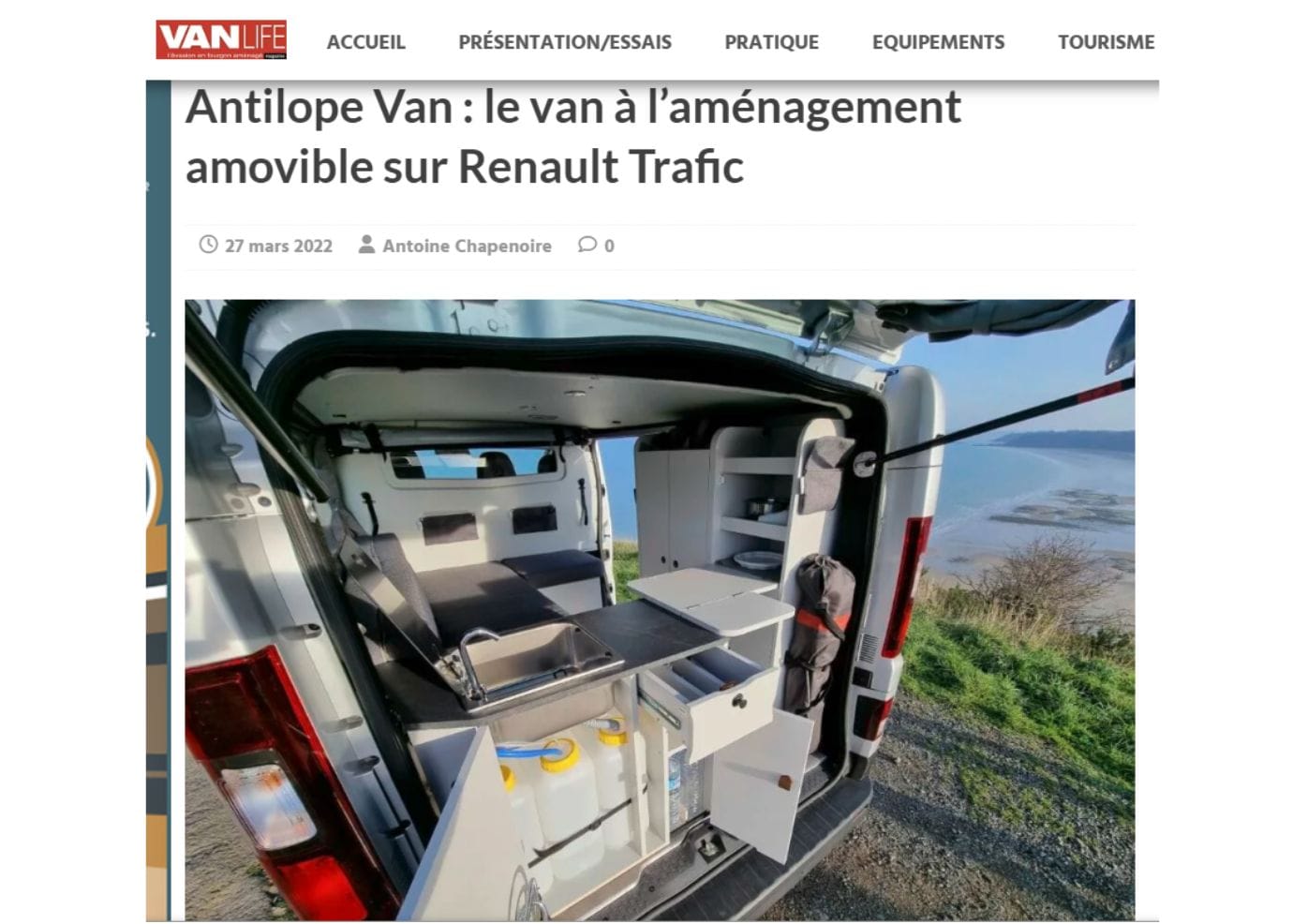 VAN LIFE MAG présente le Flex 3 Antilope Van