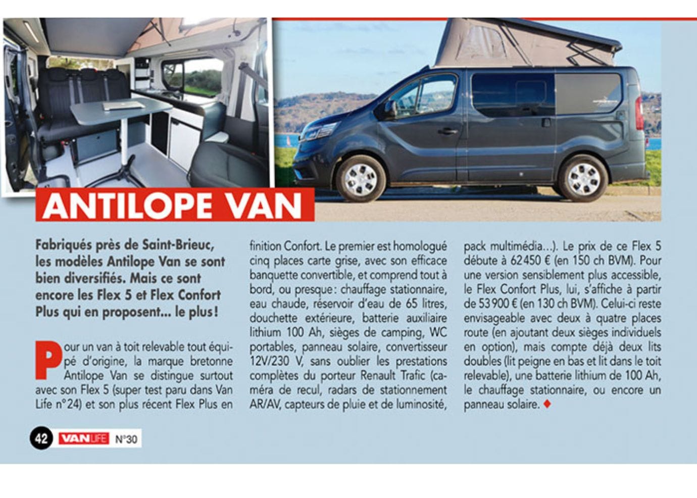 Gamme 2024 Antilope VAN