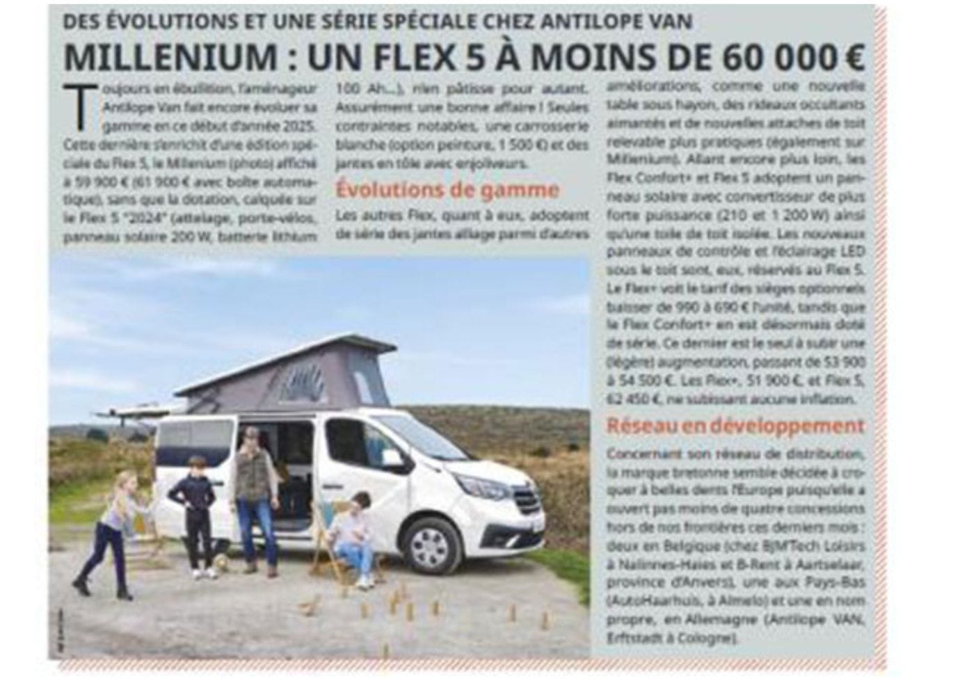 PLANET VAN & FOURGONS Flex 5 Millenium